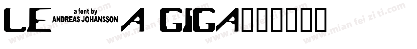 lexa giga字体转换